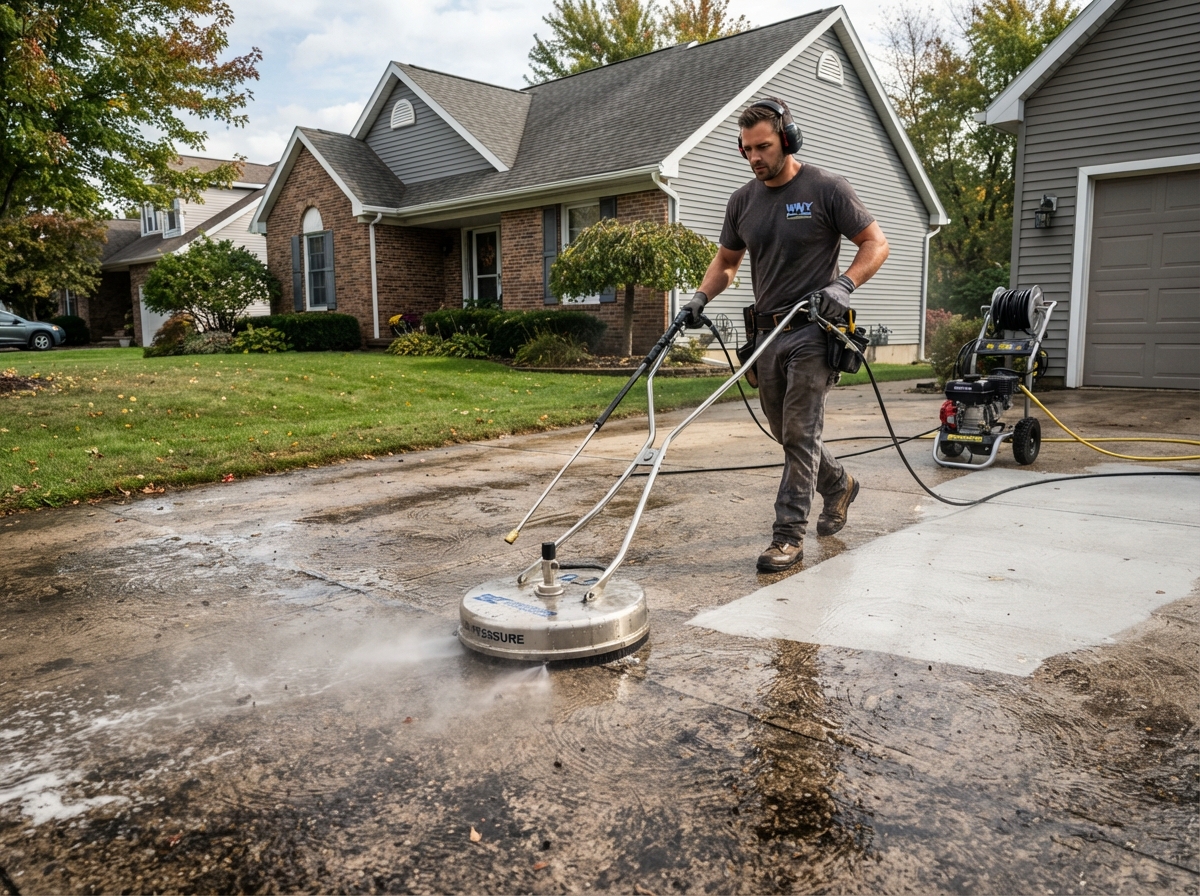 Pressure Washing by G.I. John's Hauling in Western New York