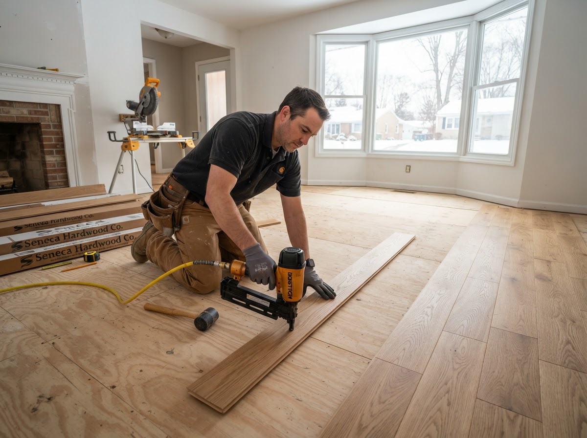 Flooring by G.I. John's Hauling in Western New York