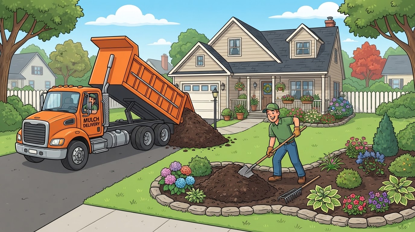 How Much Mulch Do I Need for My Buffalo, NY Property? — G.I. John's Hauling guide for Western New York homeowners