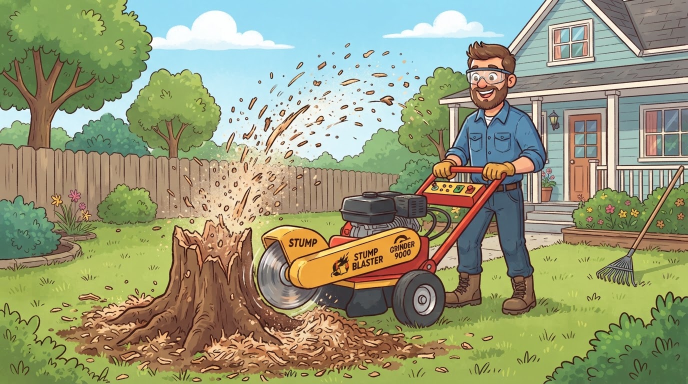 Should I Grind or Remove a Tree Stump in Attica, NY? — G.I. John's Hauling guide for Western New York homeowners