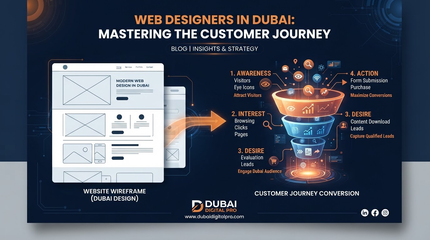 Website designers Dubai building a customer journey map that drives conversions
