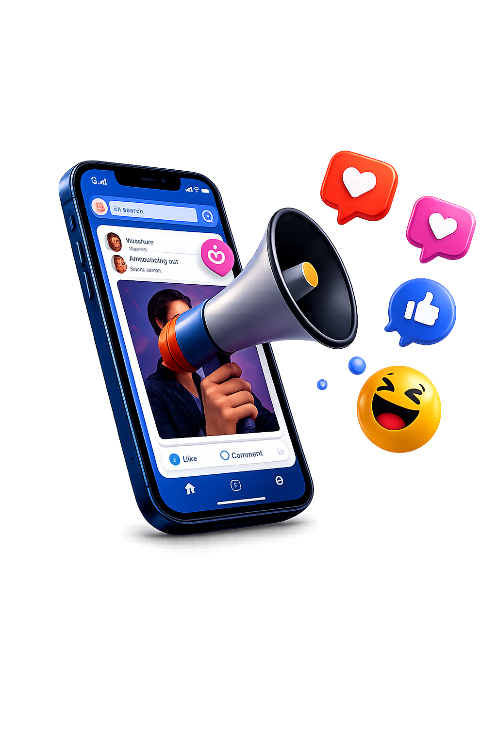 Social media marketing agency Dubai smartphone content amplification