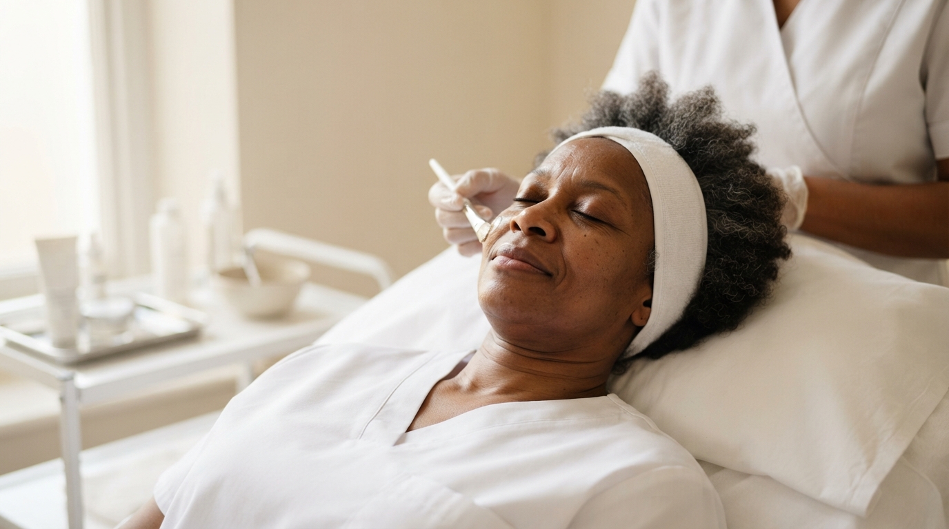 Facial treatment at Moseley Aesthetics in Birmingham