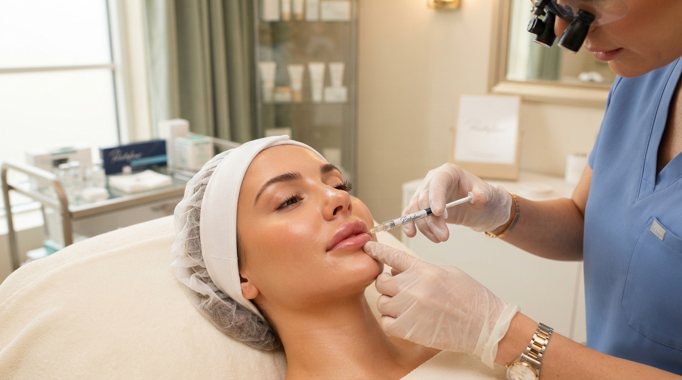 Lip filler treatment at Moseley Aesthetics in Birmingham