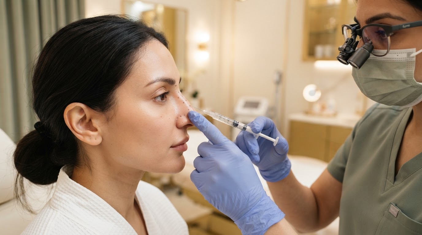 Non-surgical rhinoplasty at Moseley Aesthetics in Birmingham