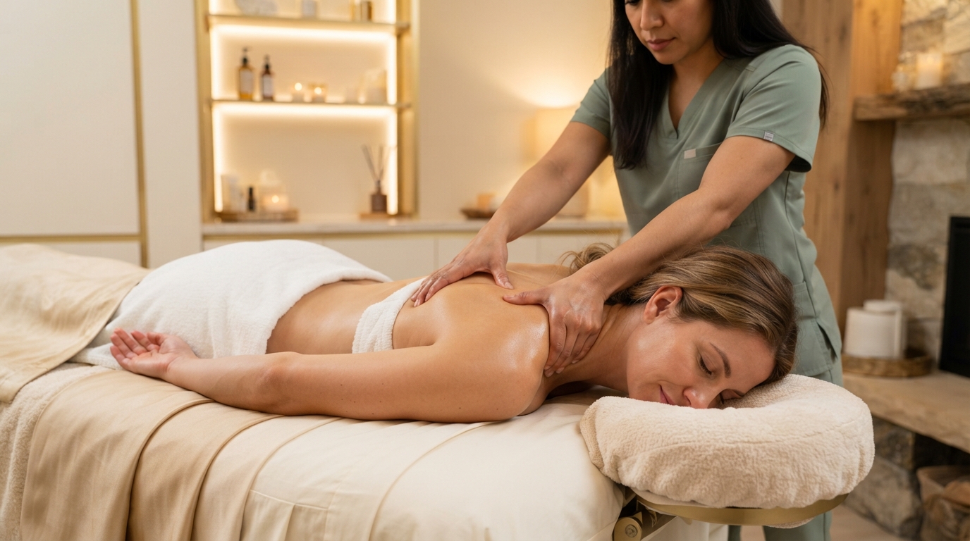 Massage therapy at Moseley Aesthetics in Birmingham