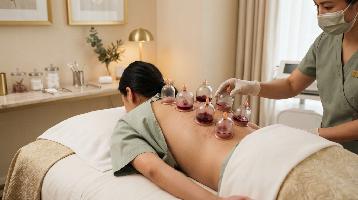 Hijama cupping therapy at Moseley Aesthetics in Birmingham