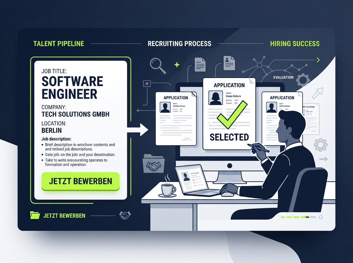 Mitarbeiter und Bewerber ansprechen — Beispiel für eine Landingpage