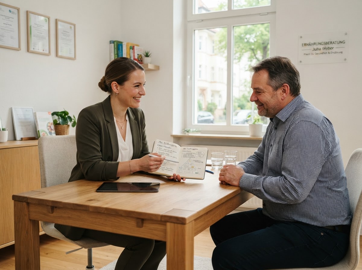 Professioneller Berater in einem modernen Studio