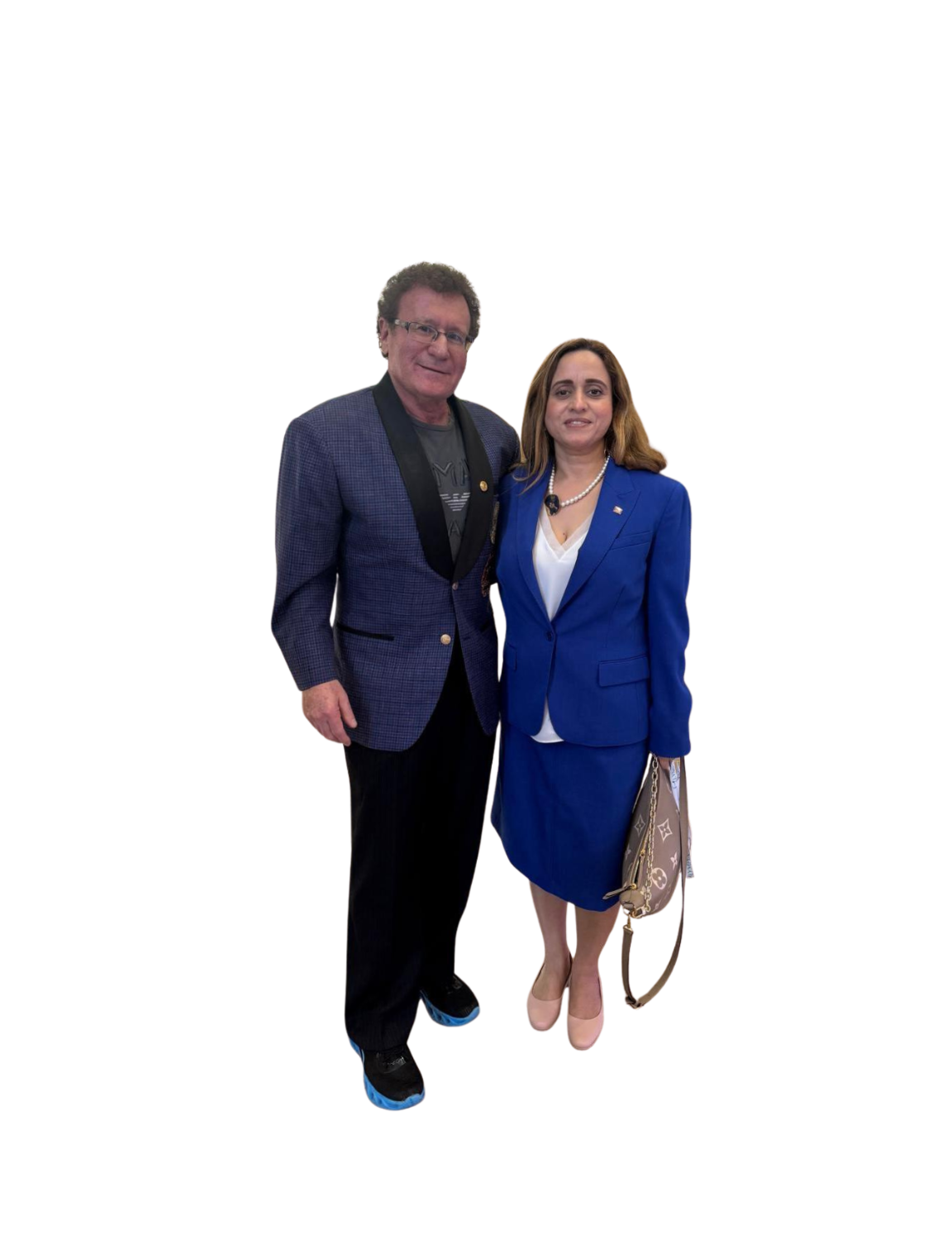 Dr. Meetu Bhatnagar with Dr. Robert M Goldman, Co-Founder and Chairman of the Board, American Academy of Anti-Aging Medicine