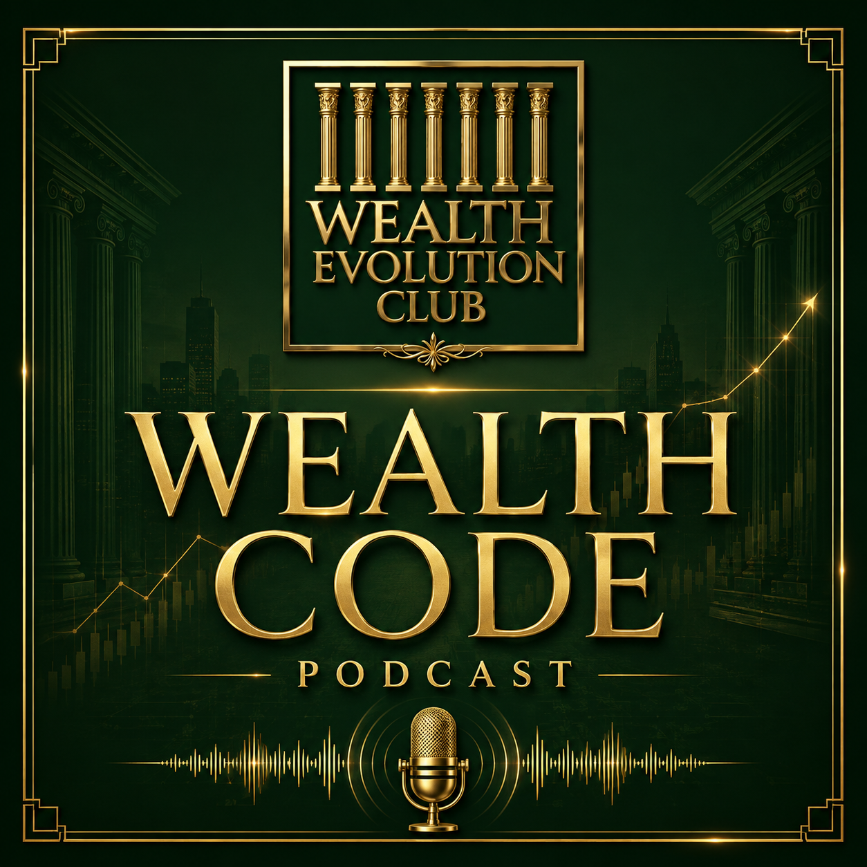The Wealth Code Podcast — official cover art from Wealth Evolution Club
