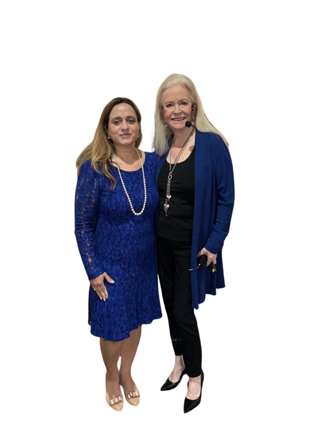 Dr. Meetu Bhatnagar with Sharon Lechter, Co-Author of Rich Dad Poor Dad
