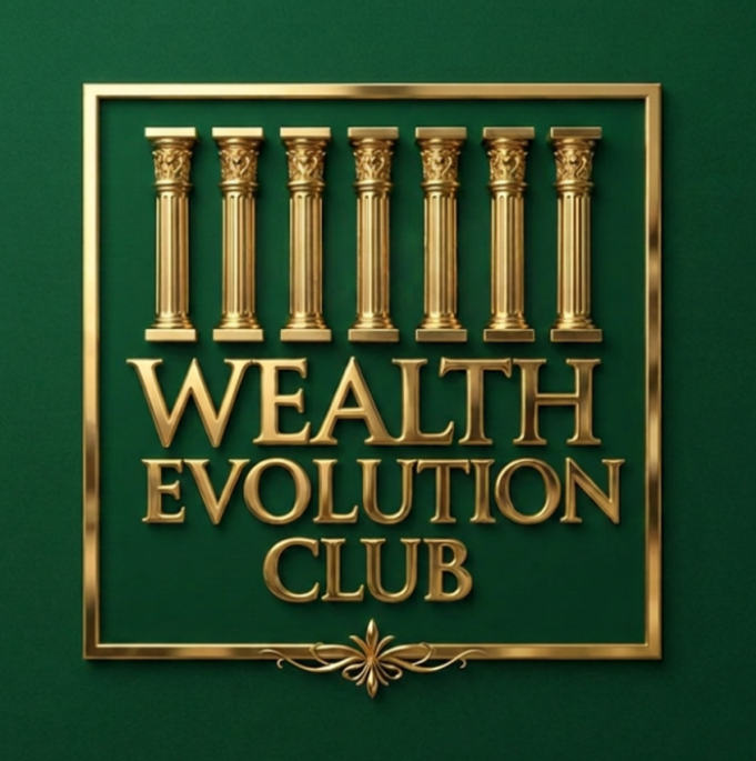 Wealth Evolution Club — seven pillars logo