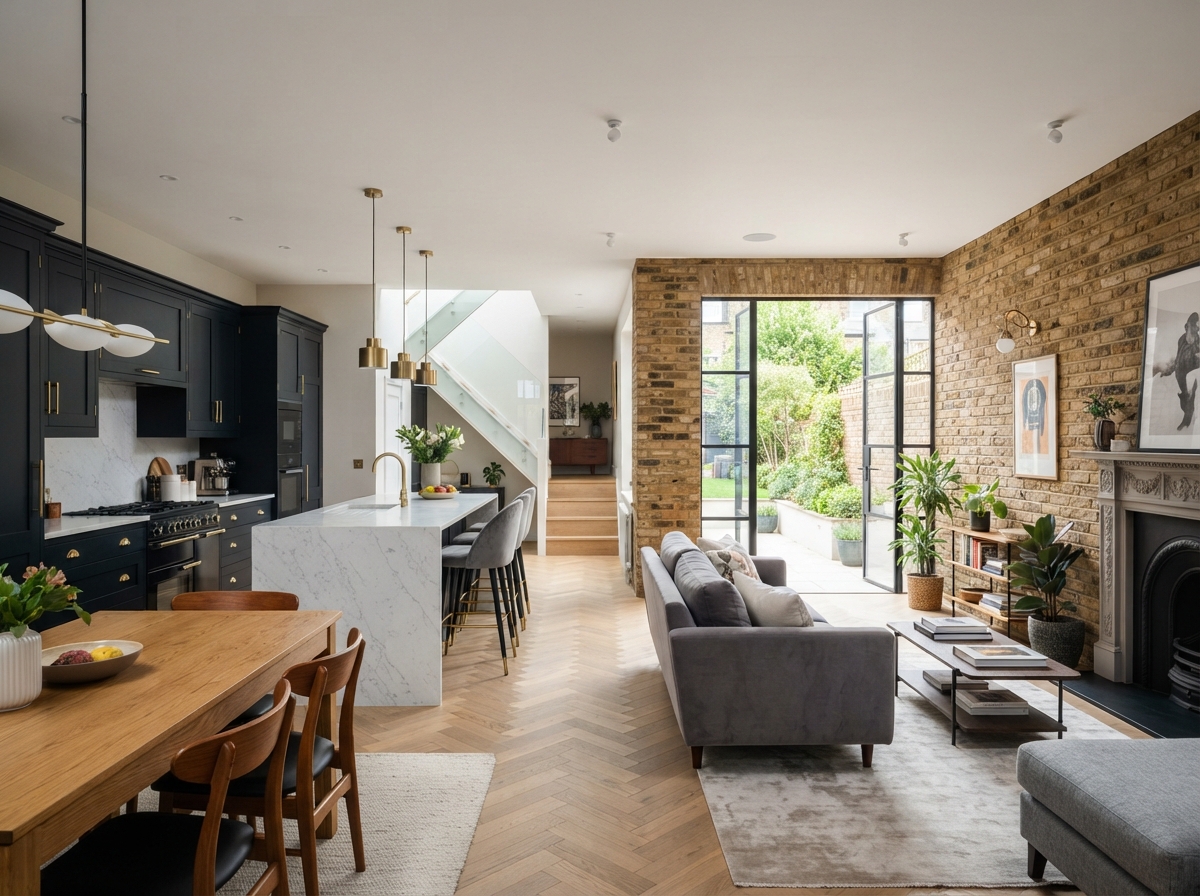 Full home refurbishment of a London semi-detached house