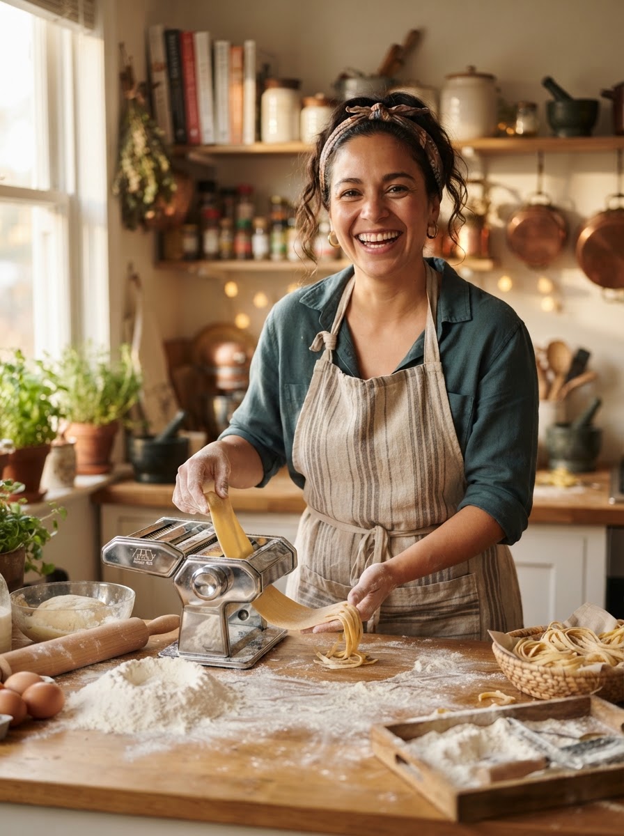 Flor Ferrer, chef de Pastissima to go, en su cocina