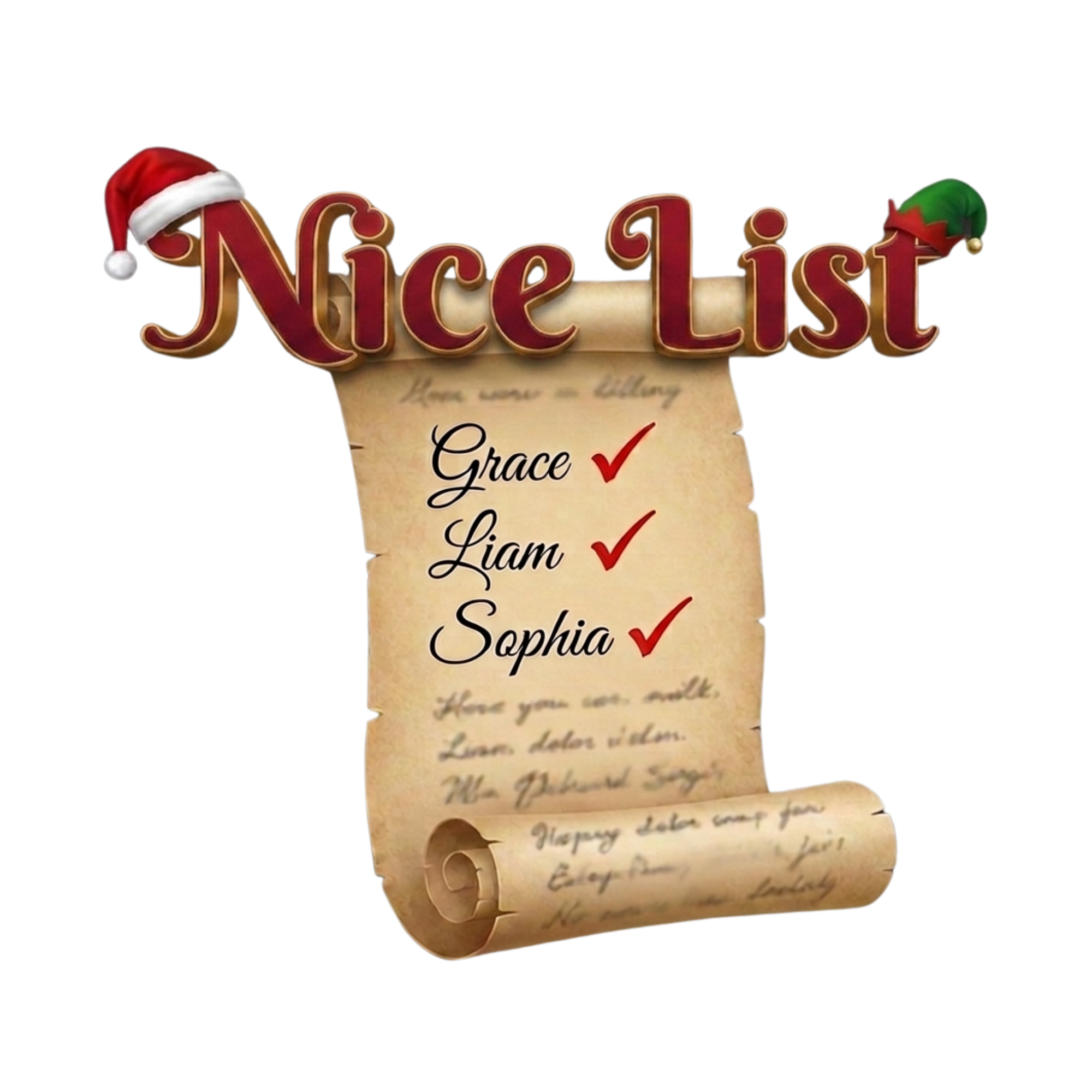 Nice List — Magical Personalized Messages from Santa & His Elves