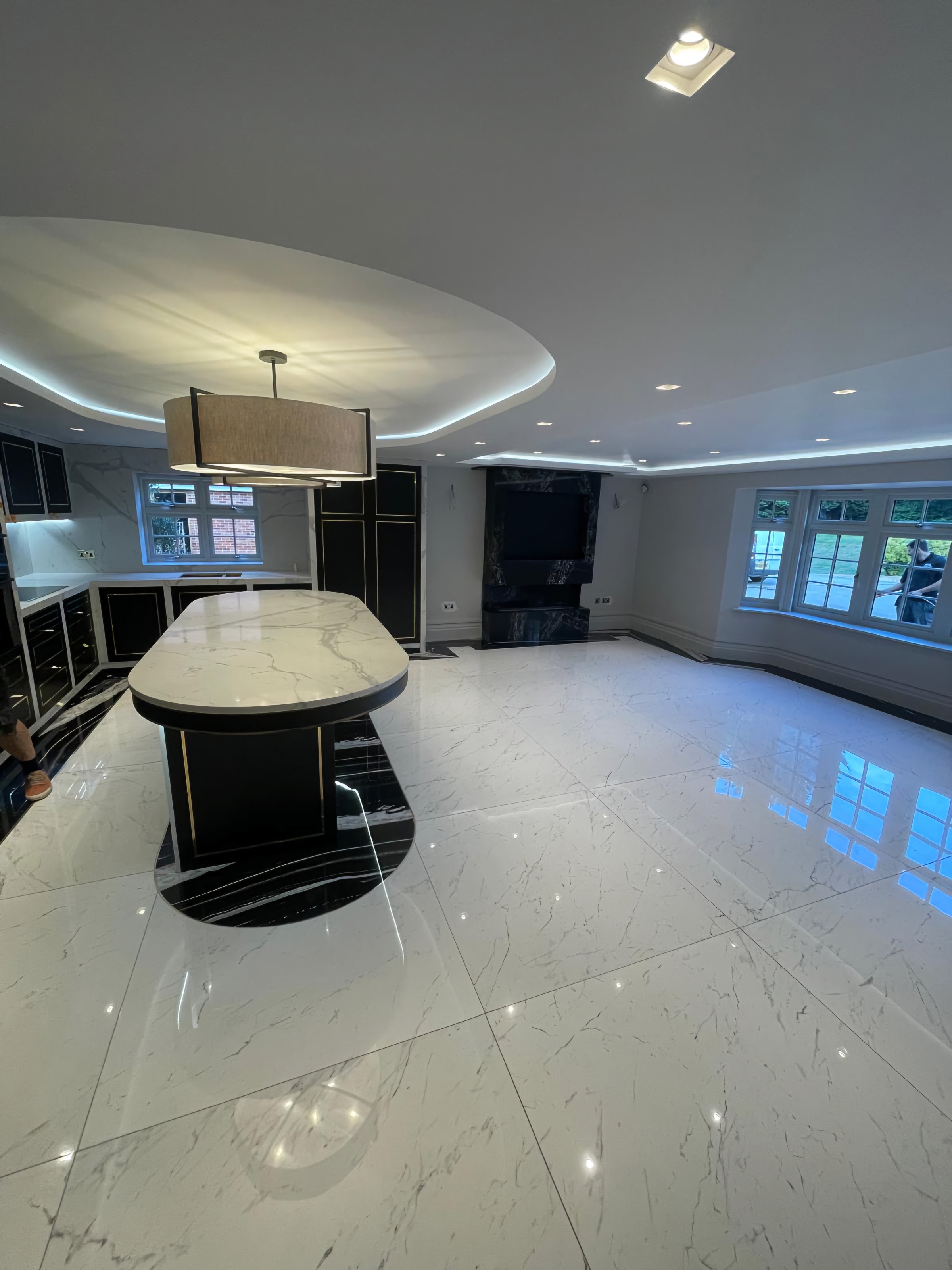 Marble Kitchen Island