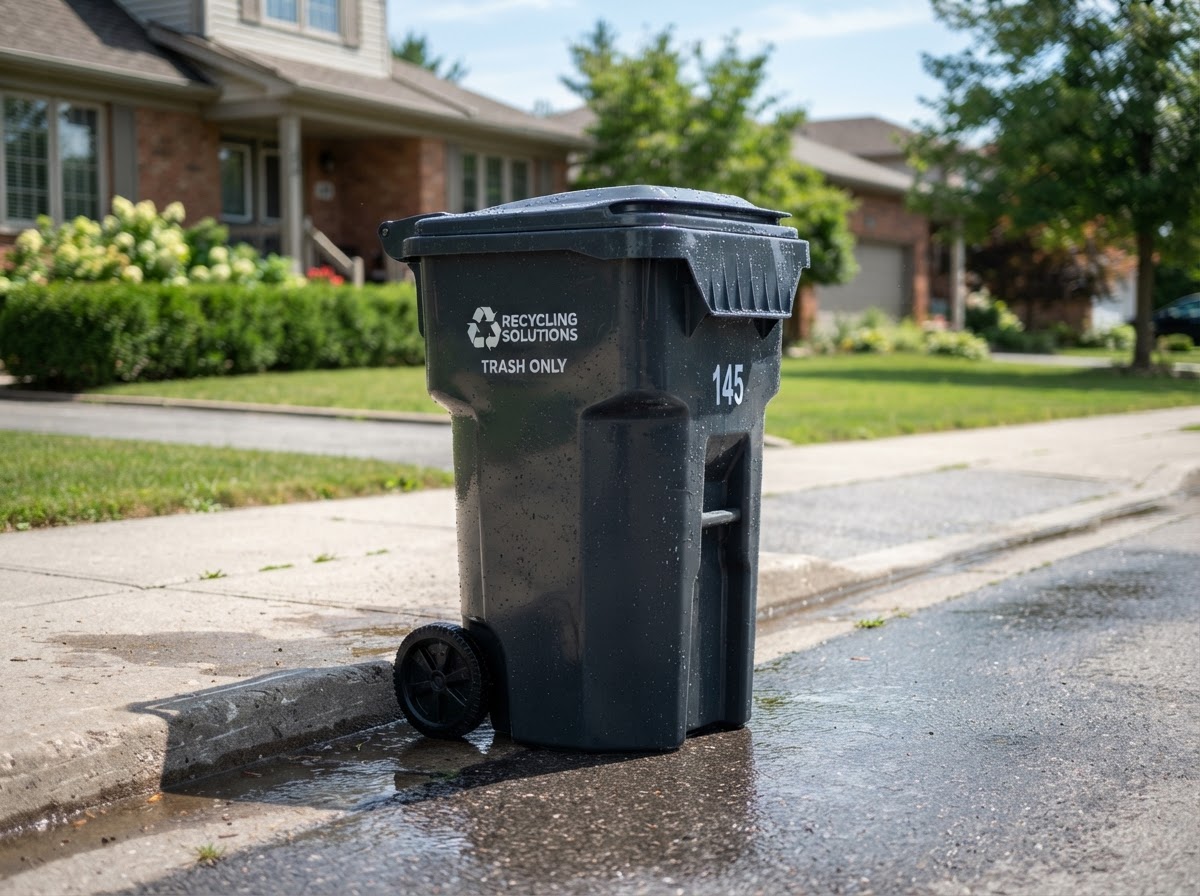 Standard Trash Can — Exterior after cleaning by Shiny Bins