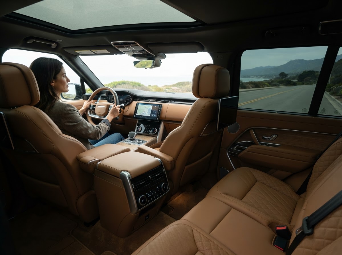 SUV interior showing reduced glare through tinted windows — Tinted by TK