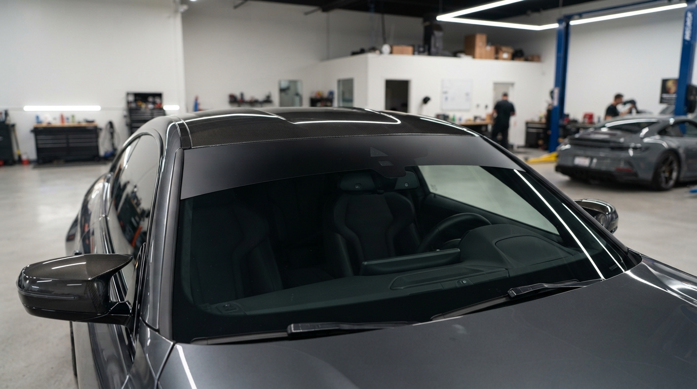 Sunvisor Strip & Tint Removal — Tinted by TK Bloomington IL
