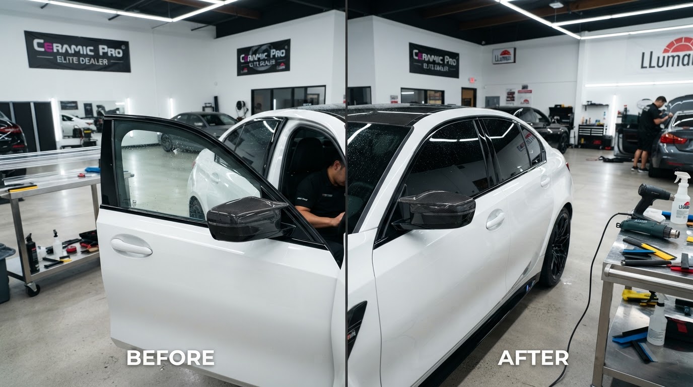 2 Front Windows Window Tinting — Tinted by TK Bloomington IL