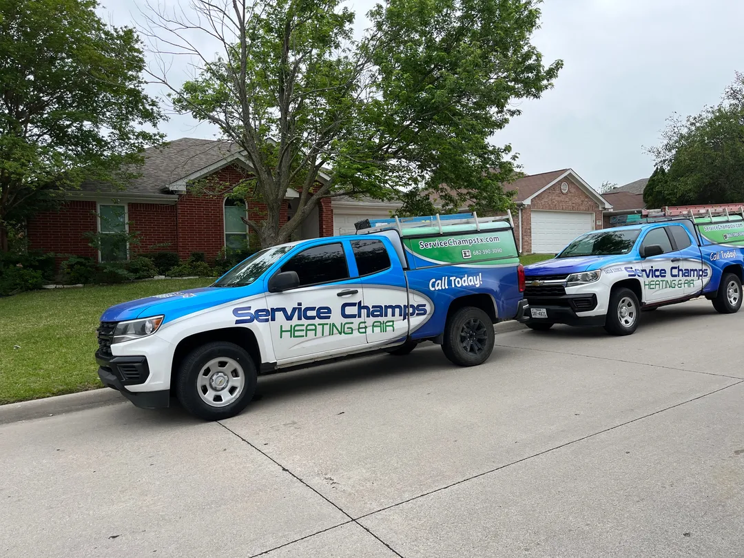 Service Champs HVAC fleet and technicians in Fort Worth, TX