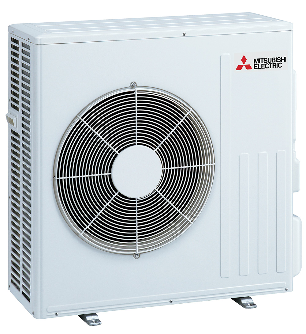 Mitsubishi Electric KW RapidHeat HyperCore® Smart Series floor-console heat pump