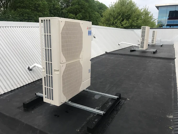 Tidy, professionally installed ductwork representing quality installation