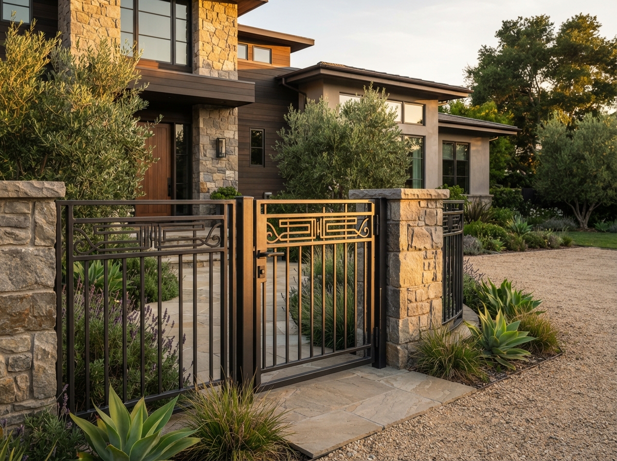 Residential custom metalwork and welding on a property