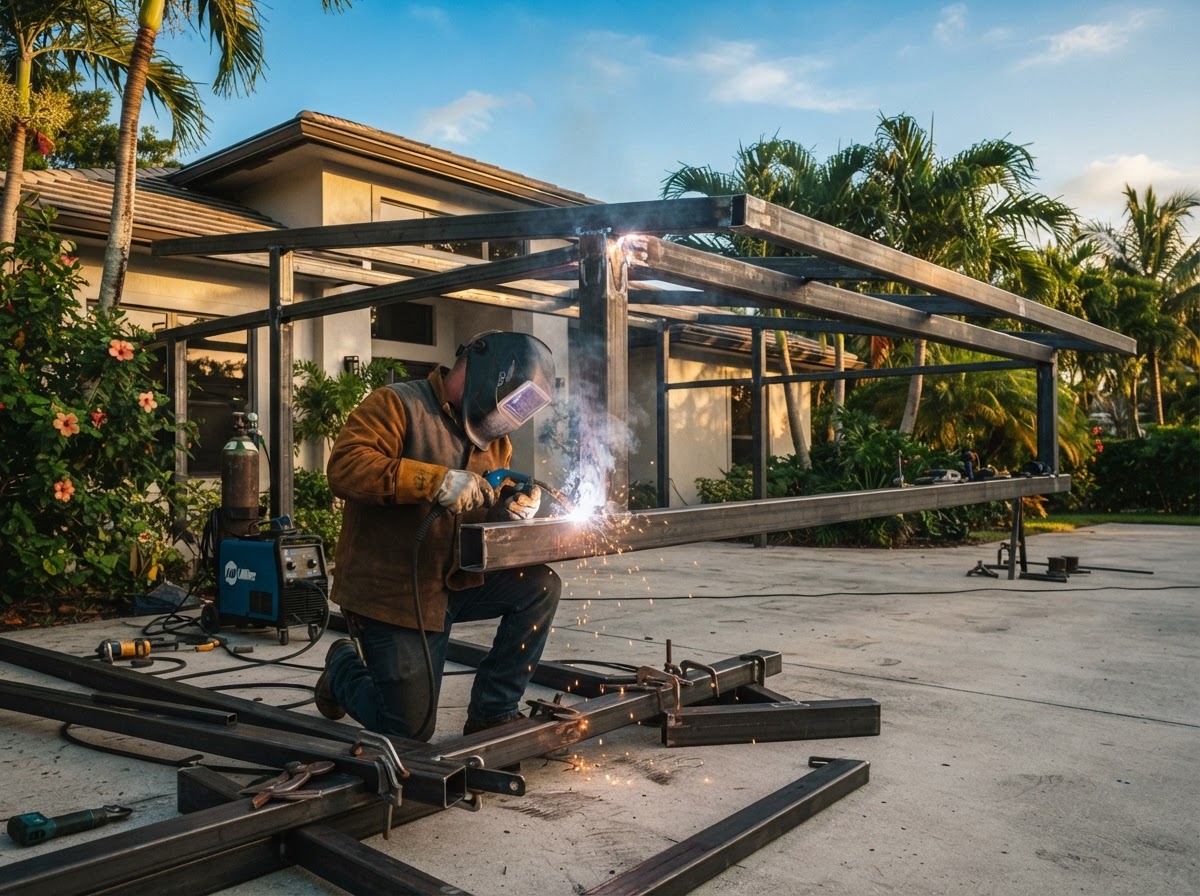 Residential welding project serving Hollywood, FL