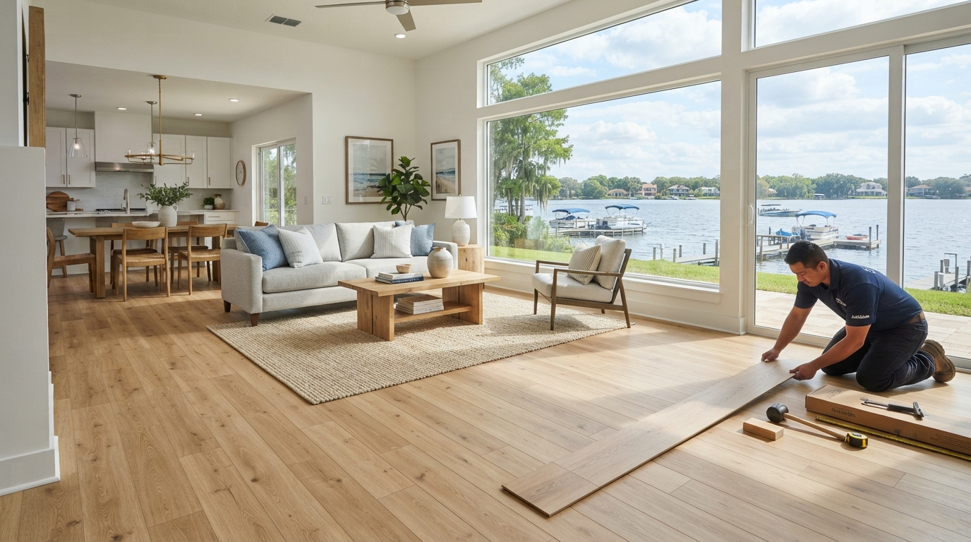 Hardwood flooring installation in Winter Haven FL — Genesis Flooring & Renovations