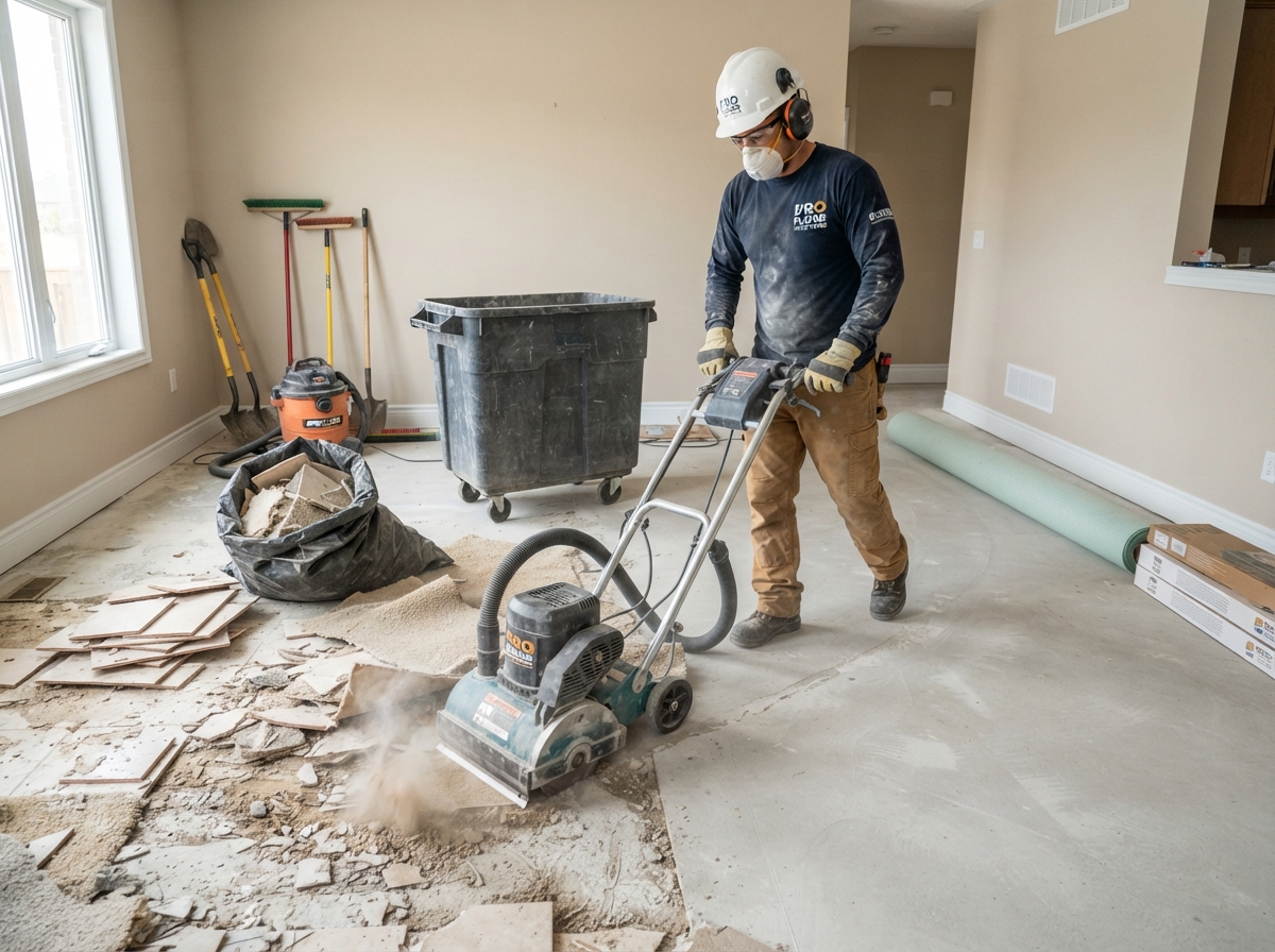 Floor Demolition & Removal in Lakeland, FL — professional flooring installation by Genesis Flooring & Renovations