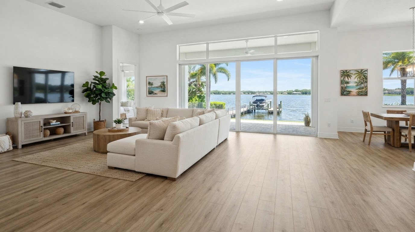 Luxury vinyl plank flooring installation in Auburndale FL — Genesis Flooring & Renovations
