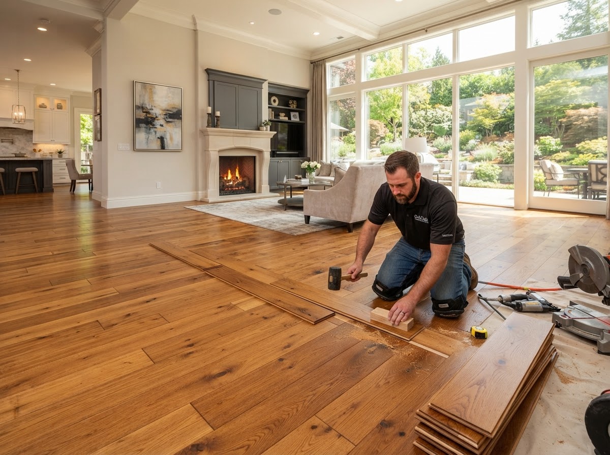 Hardwood Flooring Installation in Lakeland, FL — professional flooring installation by Genesis Flooring & Renovations