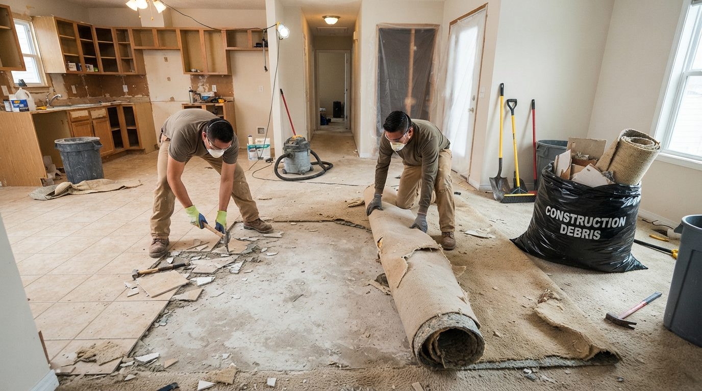 Flooring Demolition & Subfloor Prep: Why It Makes or Breaks Your New Floor — flooring tips from Genesis Flooring & Renovations in Lakeland FL