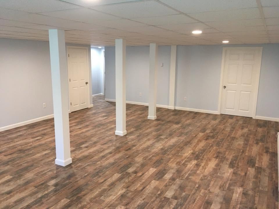Basement Finishing project in Hubbardston MA