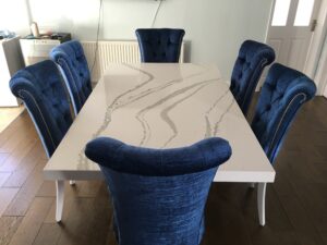 Custom Stone Dining Table 48