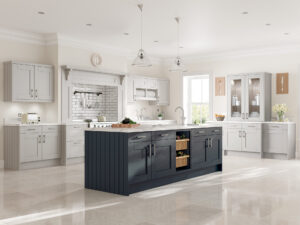 Pendle Bleached Stone Anthracite Kitchen