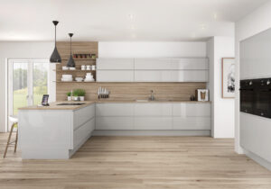 Integra Gloss Grey Mist Kitchen