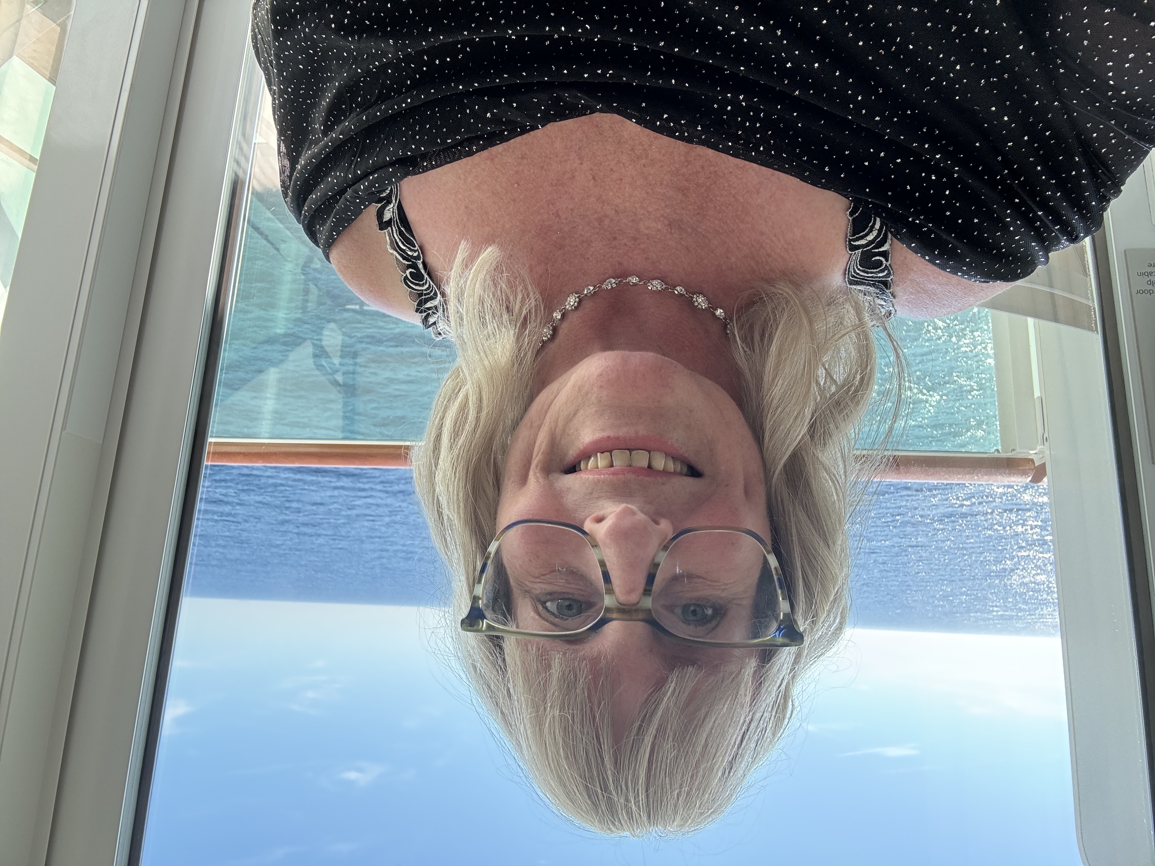 Jill on one of her favourite types of holiday