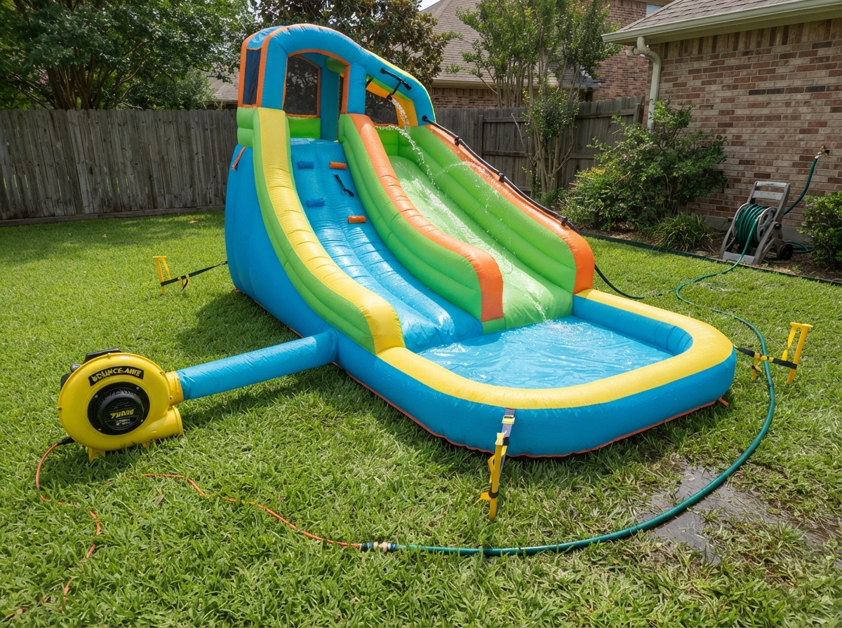 What is Required for a Water Slide?