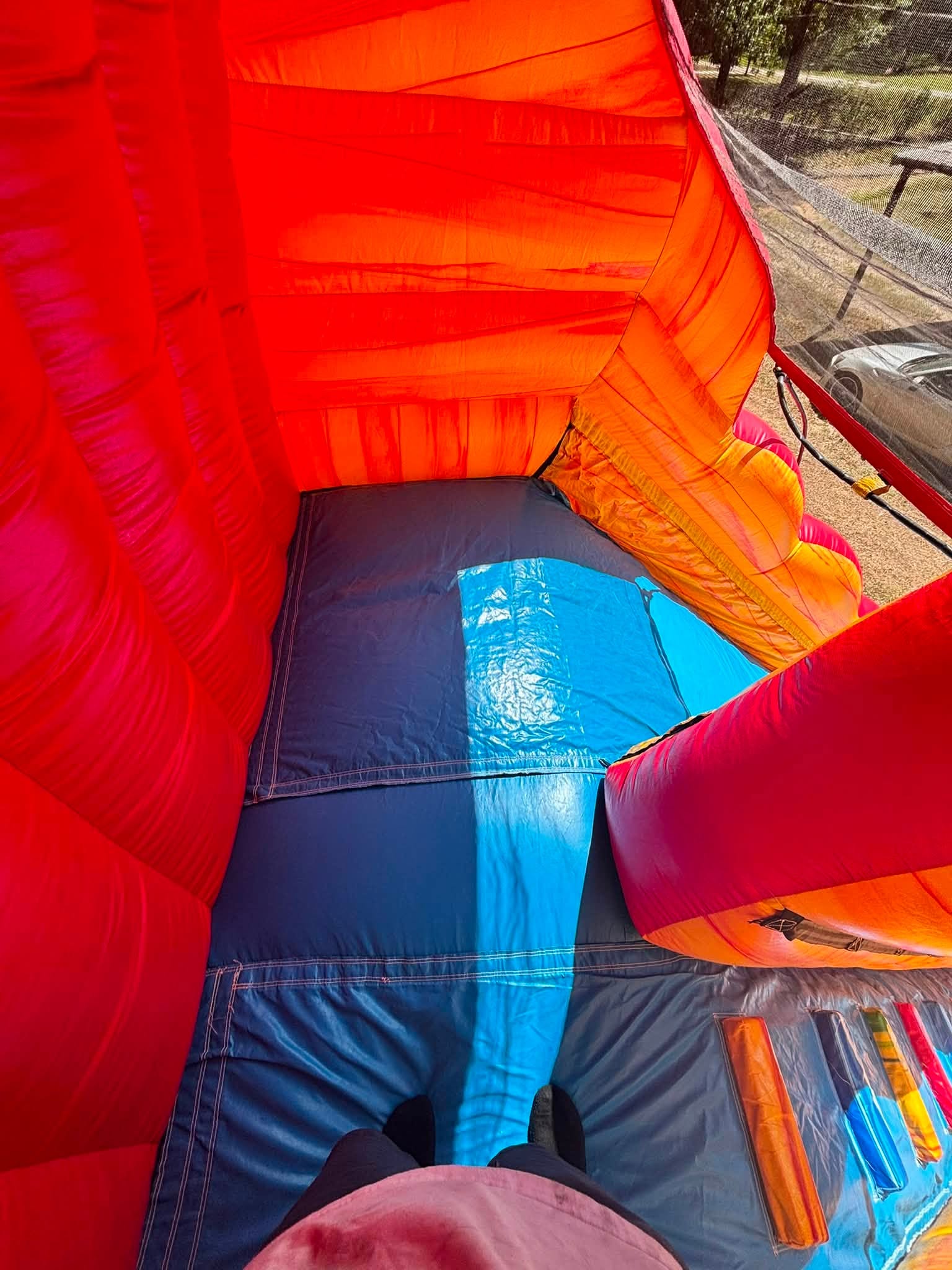 Lava Lane waterslide at a Central Louisiana celebration