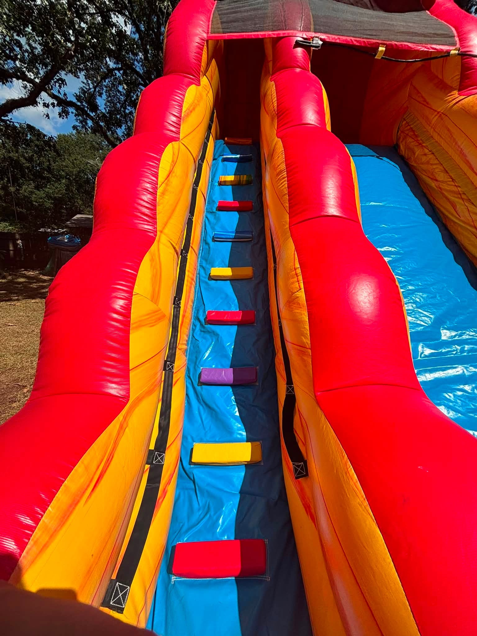 Lava Lane waterslide ready for riders
