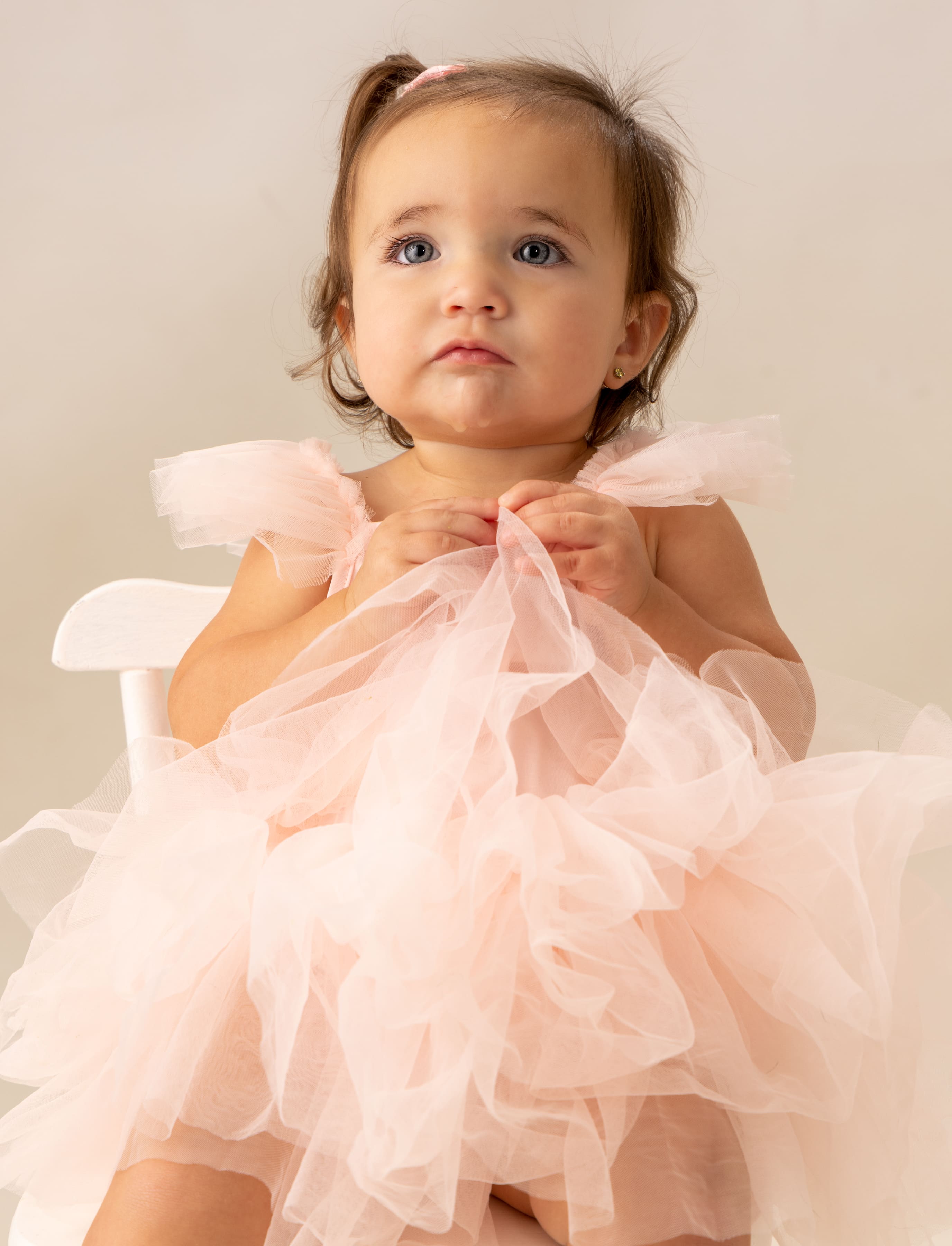 First birthday portrait by Brooke Lazzarini