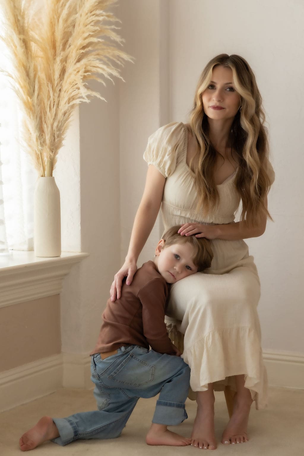 Lifestyle mother-son session by Brooke Lazzarini