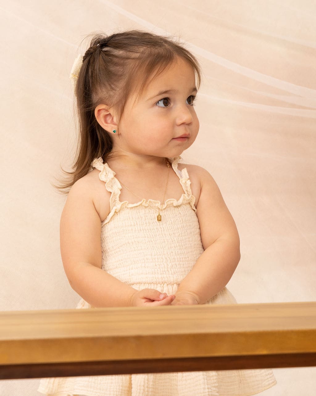 Toddler profile portrait by Brooke Lazzarini