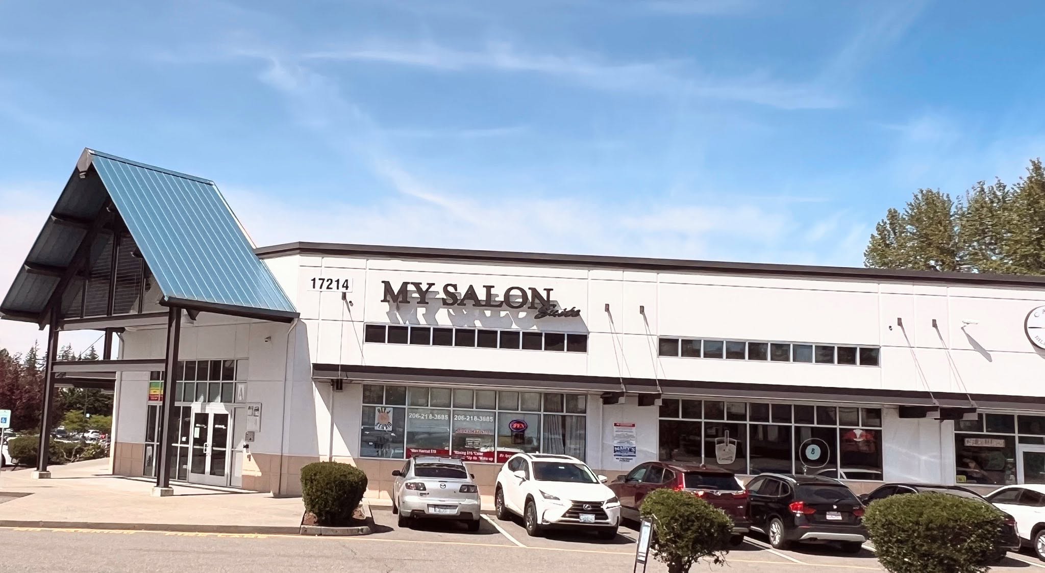 My Salon Suite Lynnwood Exterior at 17214 Highway 99