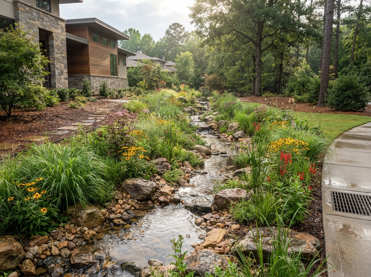 Bioswales: Large-Scale Drainage Solutions for Georgia Properties