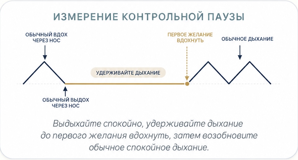 Схема измерения Контрольной паузы