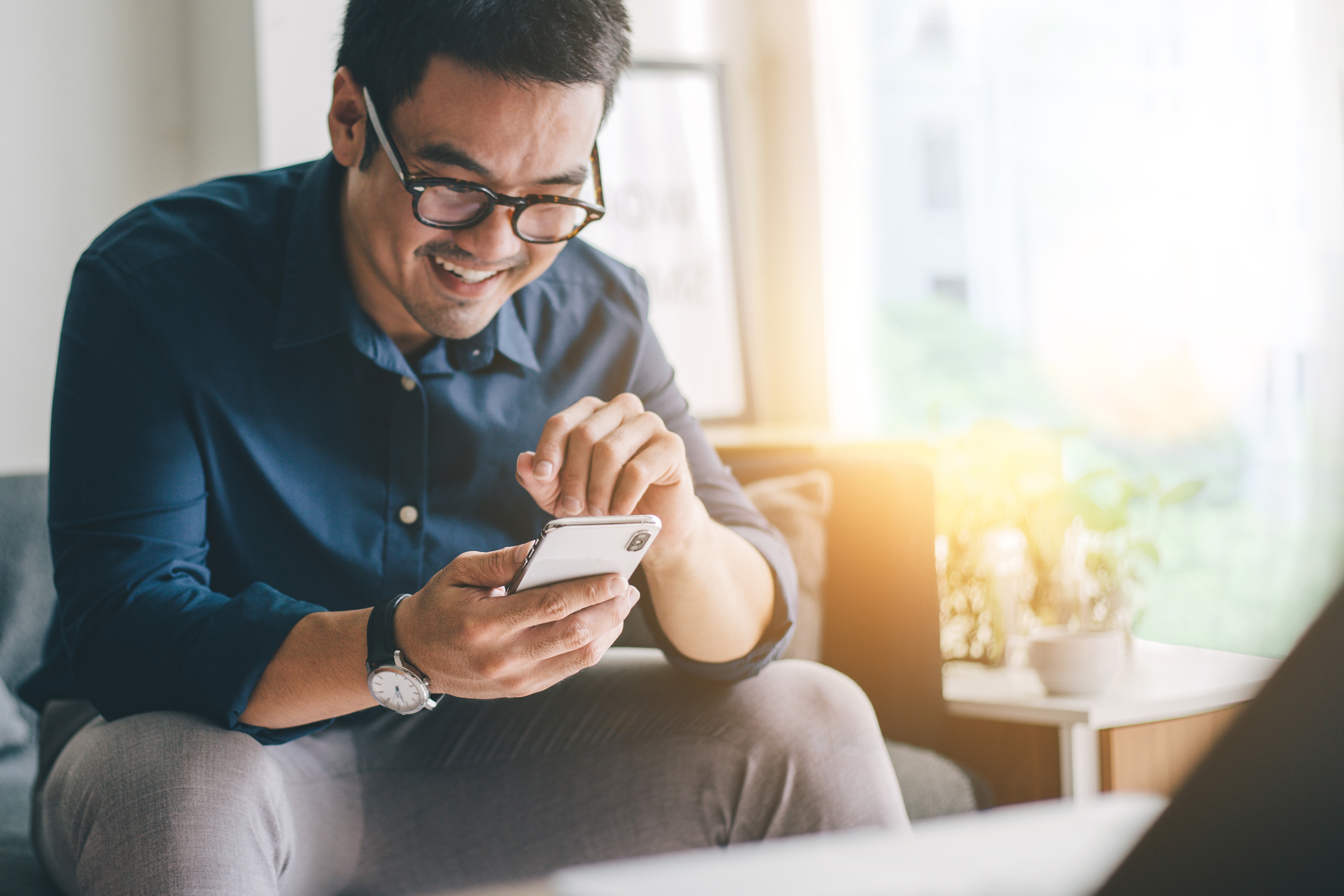 Happy Homeowners Exploring Listings